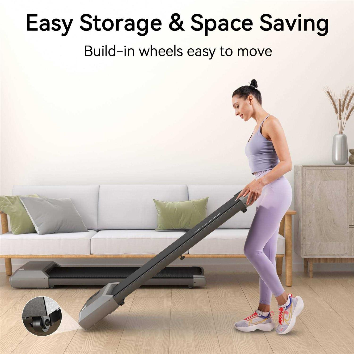 DeerRun Walking Pad Treadmill 2024 Upgrade Smart Treadmills for Home - Sports Supplies Online Store
