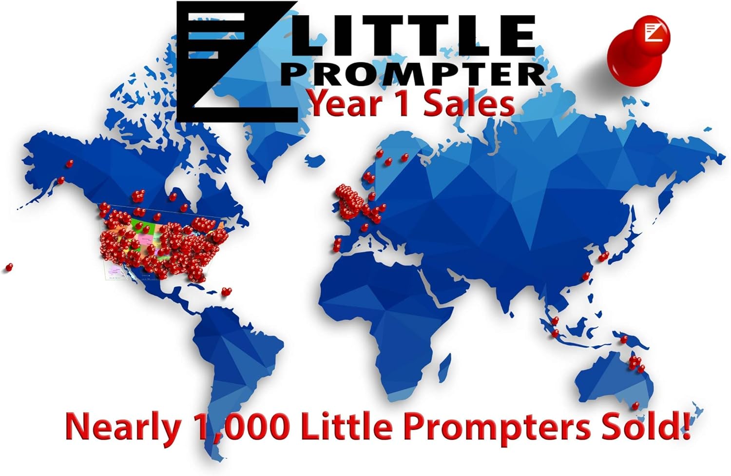Little Prompter, The Original Compact Personal Teleprompter for Video Production. No Studio Required. Perfect for DSLRs, Webcams