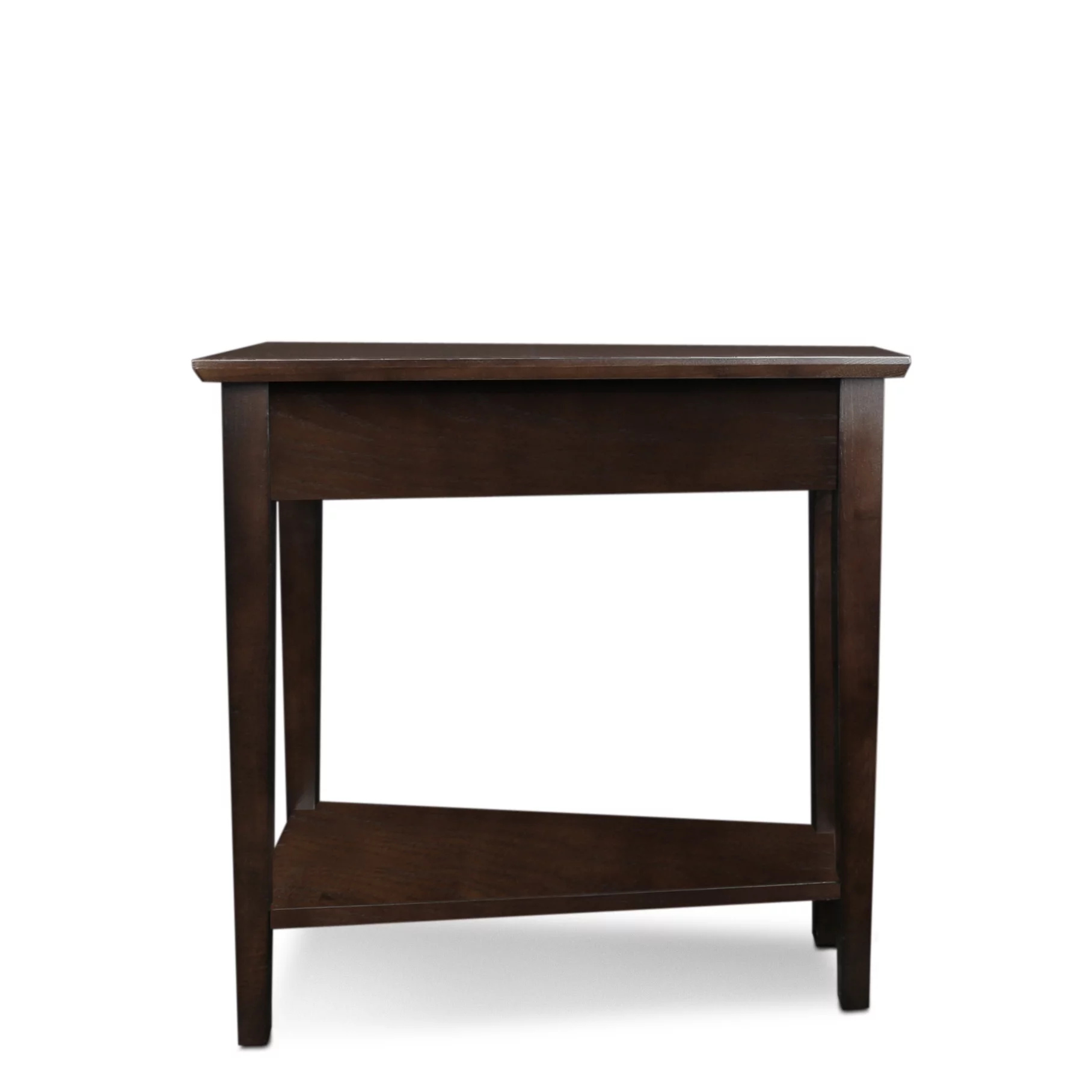 Compact Recliner Wedge Table in Chocolate Oak