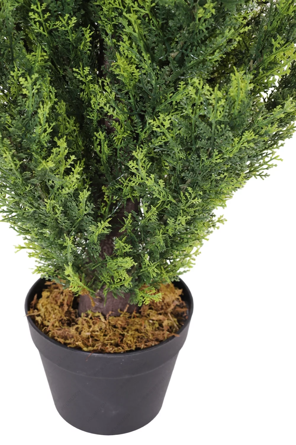 Poetree 2 Pack Artificial Tree 5 FT Artificial Cedar Topiary Trees for Outdoors Potted Fake Pine Trees Faux Evergreen Plants for Home Porch Decor