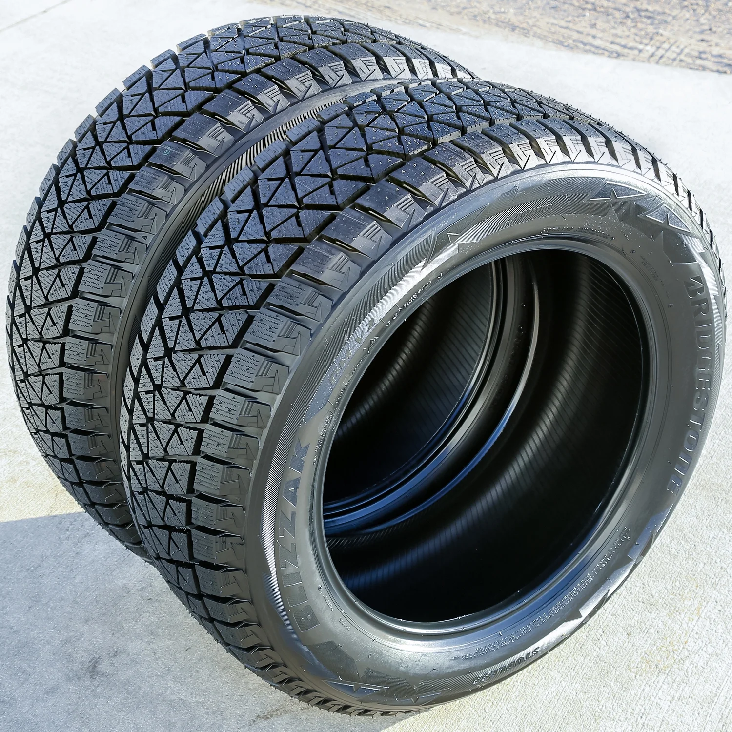 Set of 4 (FOUR) Bridgestone Blizzak DM-V2 215/70R16 100S (Studless) Snow Winter Tires
