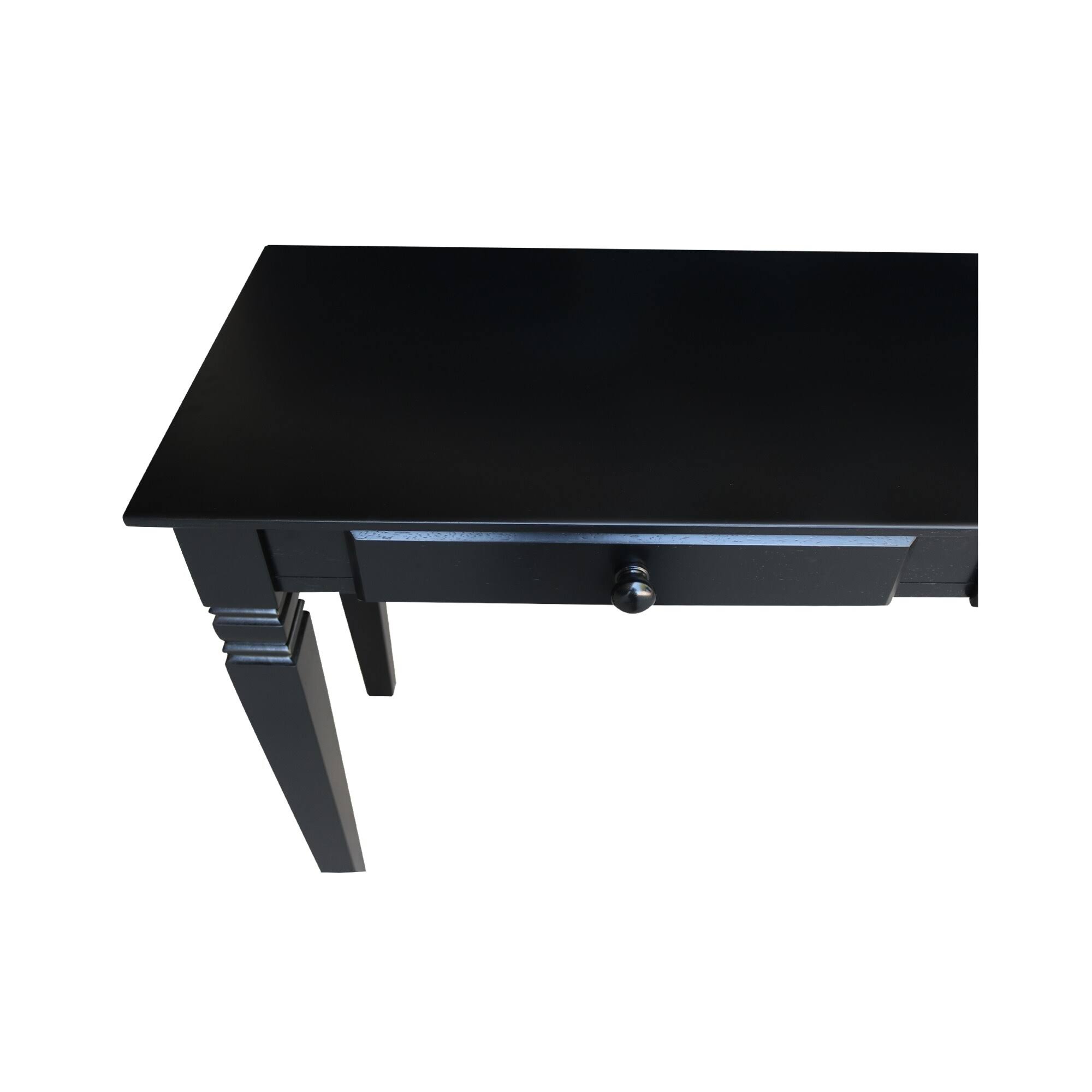 International Concepts Java Console Table with 2 Drawers - Black