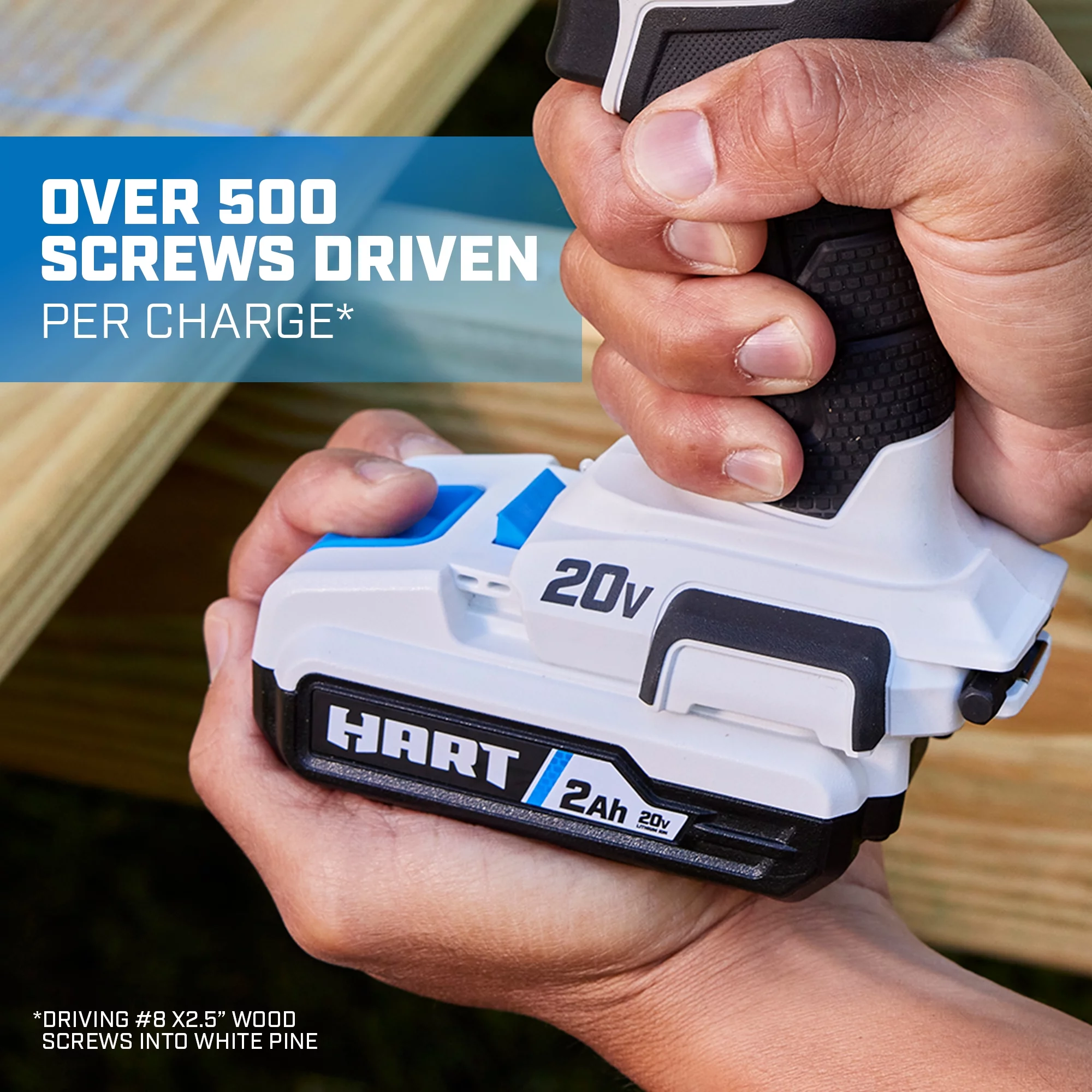 HART 20-Volt Cordless Brushless Impact Driver Kit, Gen 2