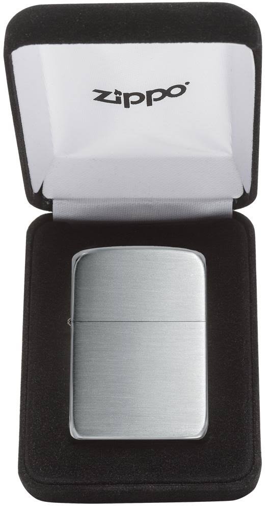 Zippo 1941 Replica Hand Satin Sterling Silver Lighter