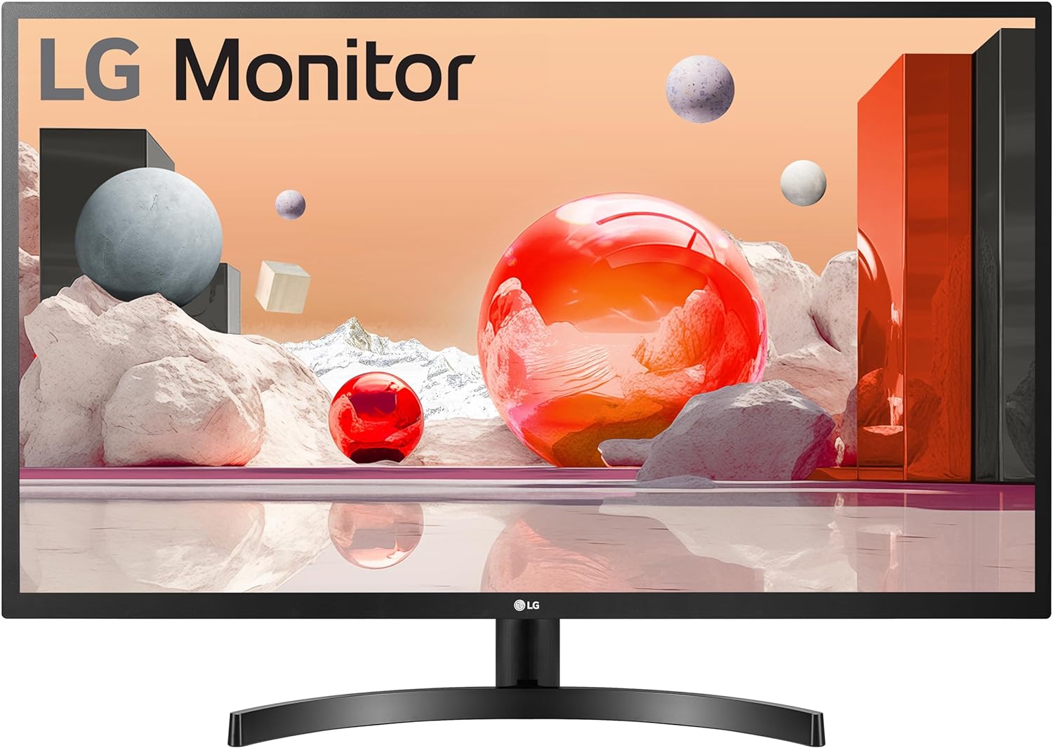 LG FHD 32-Inch Computer Monitor 32ML600M-B, IPS with HDR 10 Compatibility, Black - Smart Home Appliances