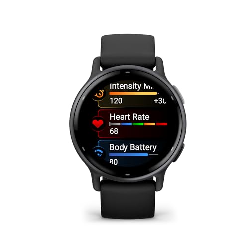 Garmin v&iacute;voactive 5, Health and Fitness GPS Smartwatch, AMOLED Display, Up to 11 Days of Battery, Ivory
