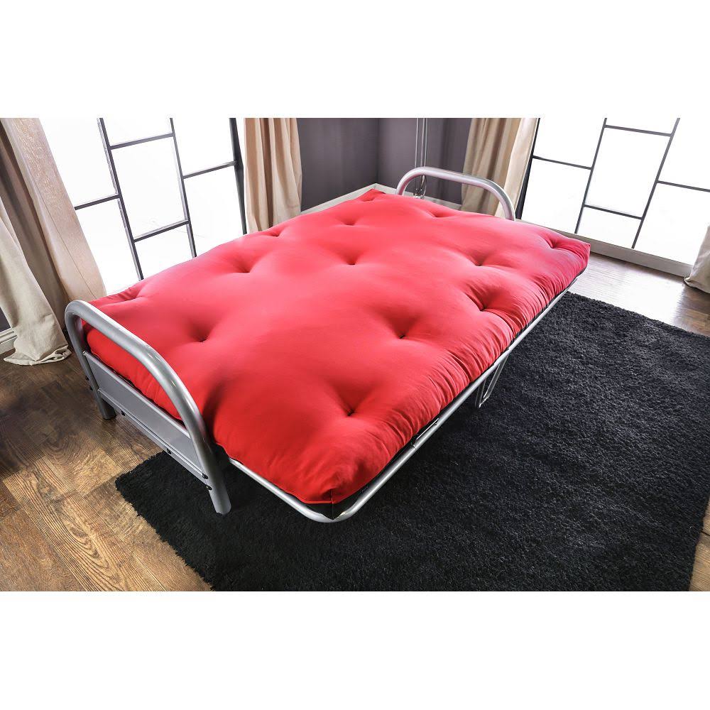 Furniture of America Futon Mattress Aksel Black Red