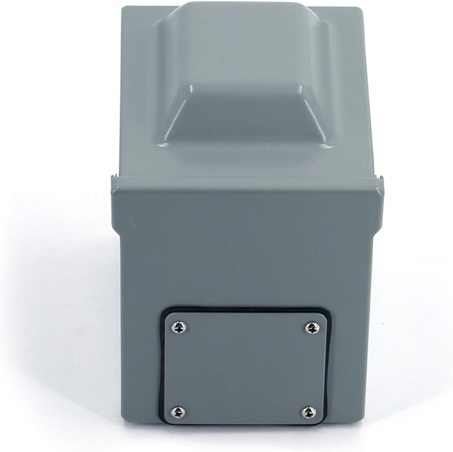 UTSAUTO 30 Amp RV Power Outlet Box Enclosed Lockable Weatherproof Outdoor Electrical 125 Volt Receptacle Plug Box Nema TT-30R Receptacle for RV