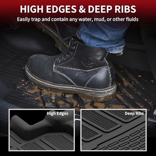LASFIT Floor Mats & Trunk Mat for Jeep Grand Cherokee 2022-2025 5-Seat (Include 4xe, NOT for L)