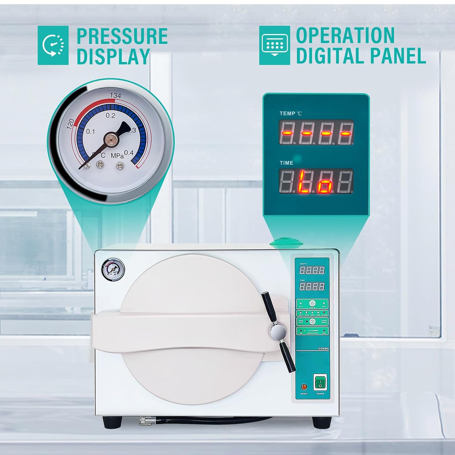 18L TR250C Lab Autoclave with Drying Function Water Storage Tank