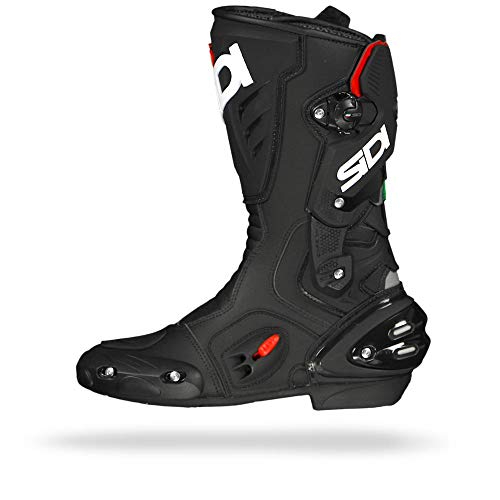 SiDI | Road Motorcycle Boots, Professional Racing Boots for Men VERTIGO, Elastic Zip, Ankle Support