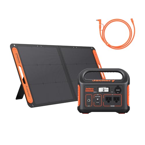 Jackery Solar Generator 300, 293Wh Backup Lithium Battery with Solar Panel SolarSaga 100W