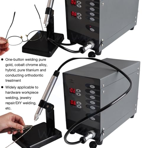 Automatic Jewelry Welder, CNC Spot Welder Machine 110V 100W, Pulse Argon Arc Permanent Jewelry Welding Kit