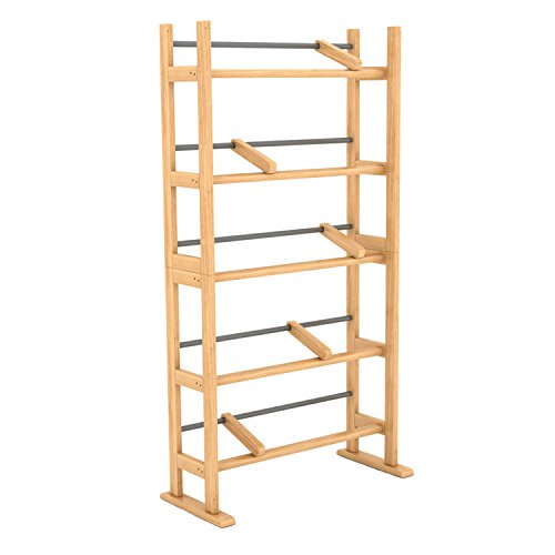 Atlantic Element Media Storage Rack - Holds Up to 230 CDs or 150 DVDs & Summit Media Storage Cabinet – Protects & Organizes Prized Music, Movie