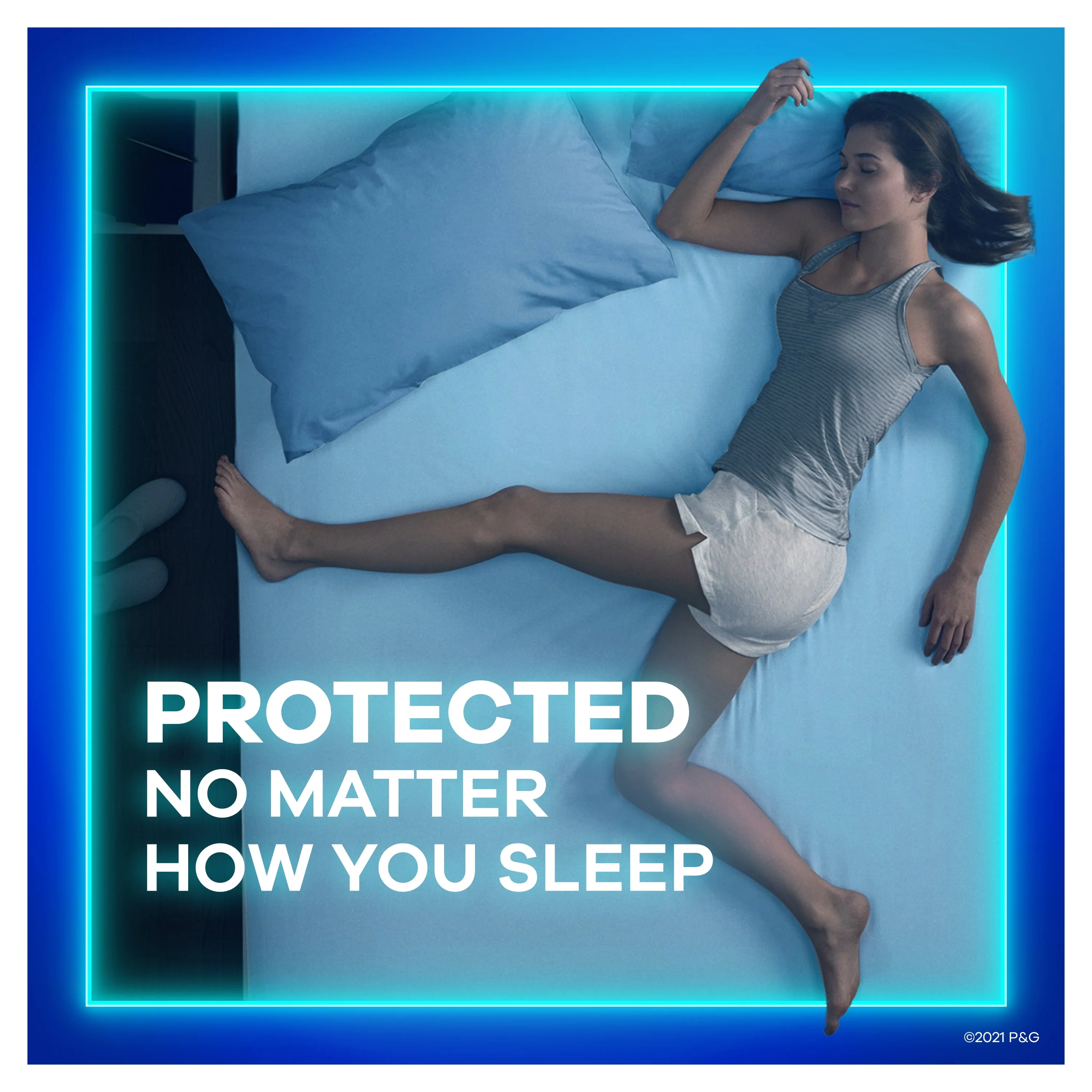 Always Ultra Thin Overnight Pads with Wings, Size 4, Overnight Absorbency, 36 Count