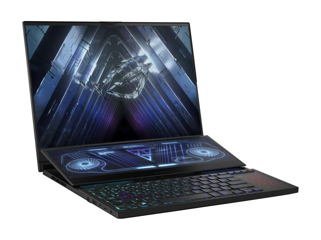 ASUS ROG Zephyrus Duo 16 (2022) Gaming Laptop, 16" 165Hz ROG Nebula HDR QHD 16:10 Display, NVIDIA GeForce RTX 3070 Ti, AMD Ryzen 9 6900HX, 32GB DDR5