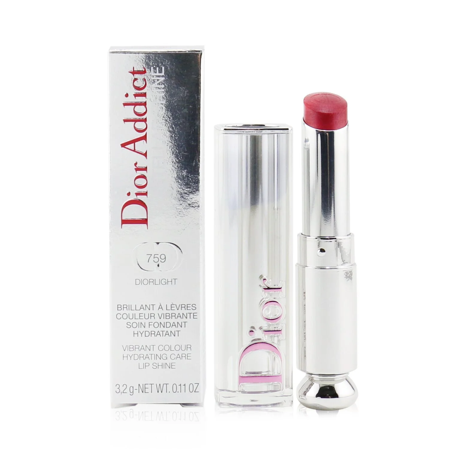 Christian Dior Dior Addict Stellar Shine Lipstick - # 649 Diorosphere (Dark Peach)  3.2g/0.11oz