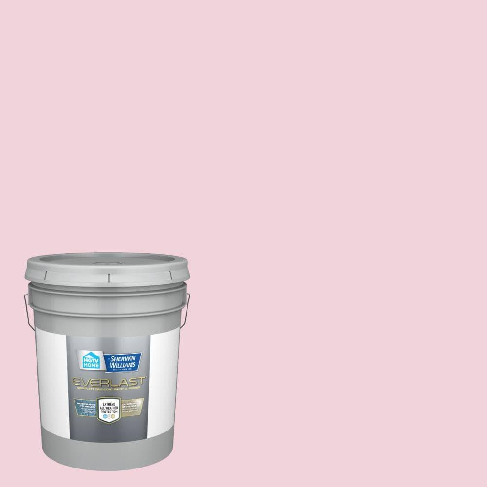 HGTV Home by Sherwin-Williams Everlast Semi-Gloss Priscilla Exterior Paint (5-Gallon) | HGSW1037-833041