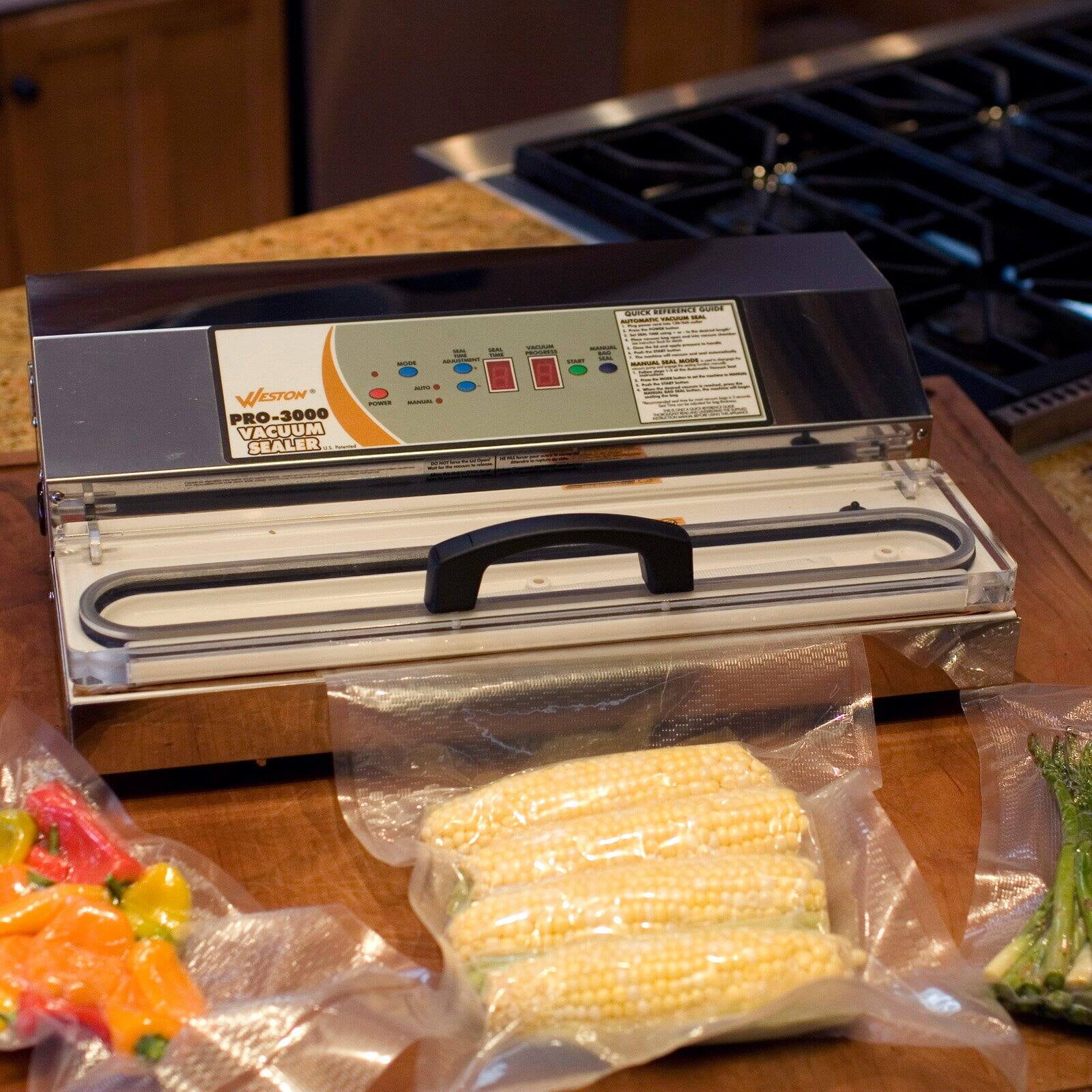 Weston Pro-3000 Stainless Steel Vacuum Sealer, 65-401-W