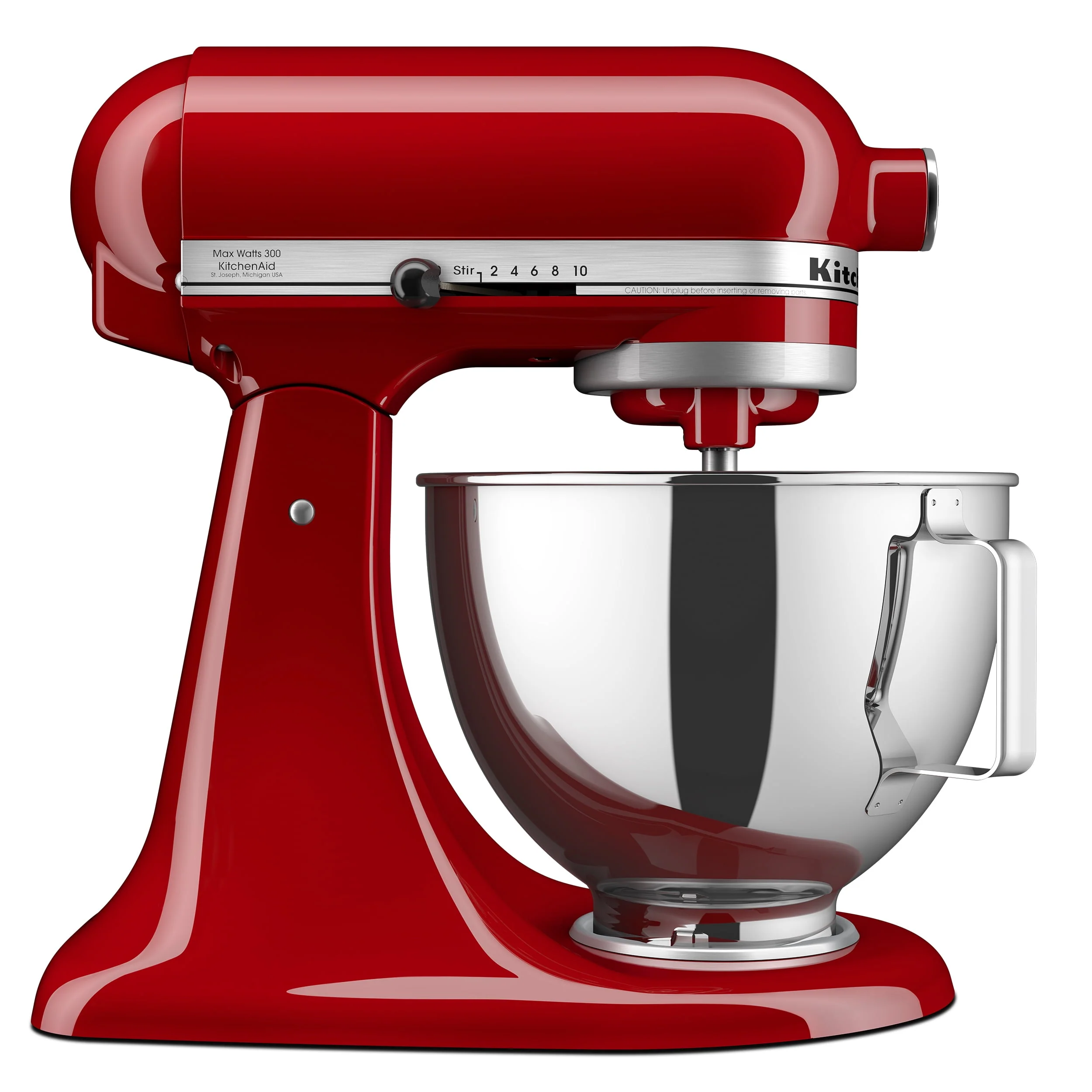 KitchenAid® Deluxe 4.5 Quart Tilt-Head Stand Mixer, Silver, KSM97