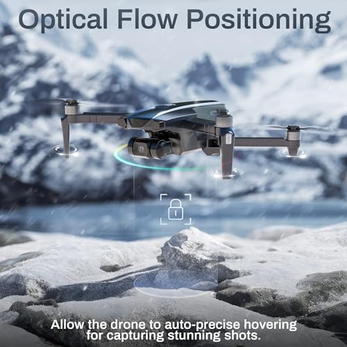 BEZGAR BD901 Drones with Camera for Adults 4K Long Range - Foldable Mini Drone with 4K Video, 3-Axis Gimbal, 3KM Transmission, 23 Mins Flight Time