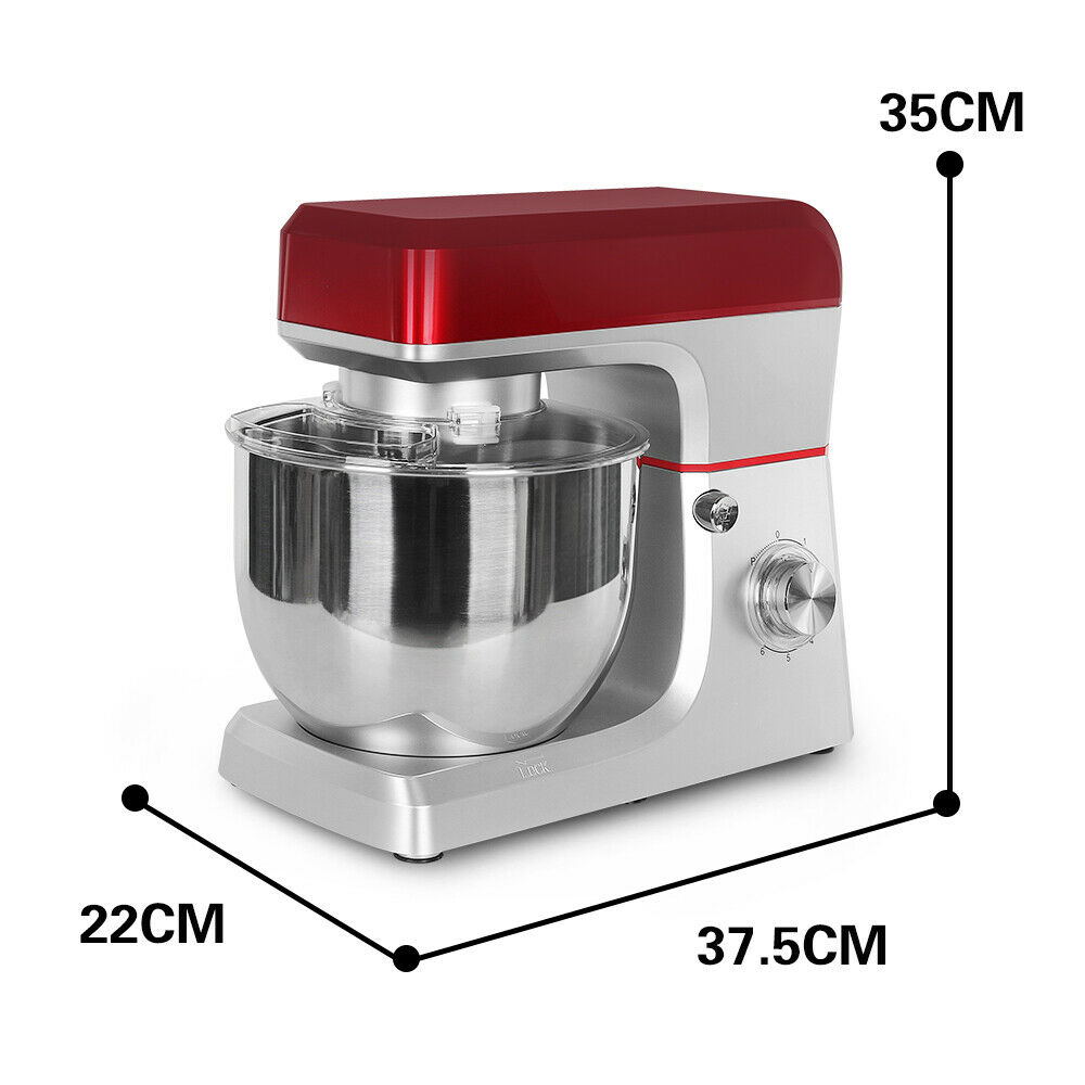 Wuzstar 7L Kitchen Stand Mixer, 6 Speed Electric Blender Cake Food Mixing Bowl Beater for Most Home Cooks