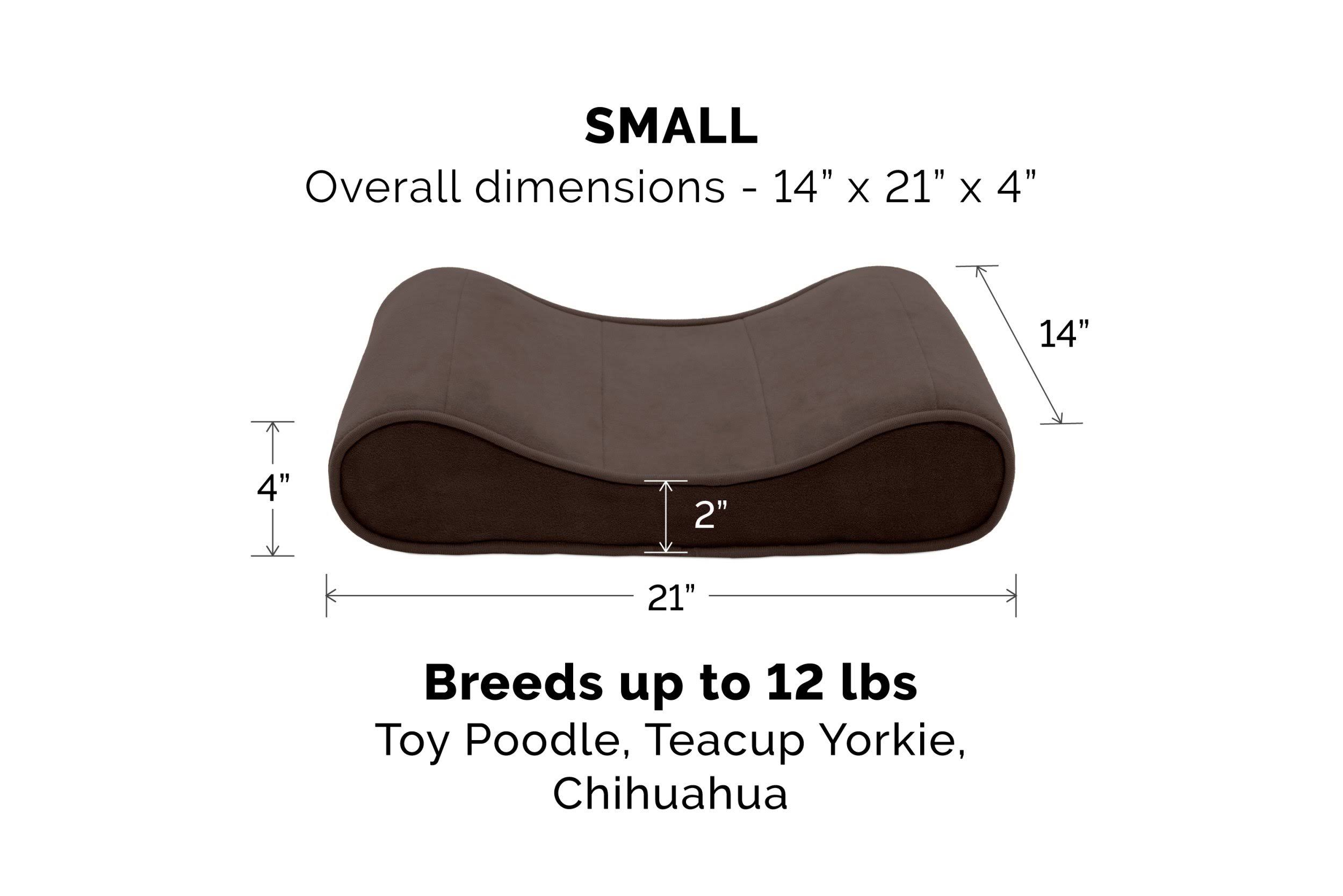 FurHaven Pet Dog Bed | Memory Foam Microvelvet Luxe Lounger Pet Bed for Dogs u0026 Cats (Clay, Giant)