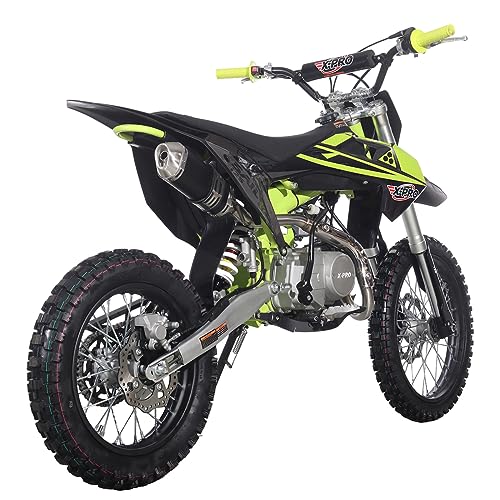 X-PRO Sail 125cc Zongshen Brand Engine Dirt Bike with 4-Speed Manual Transmission! Kick Start, Big 17"/14" Tires! (Orange)