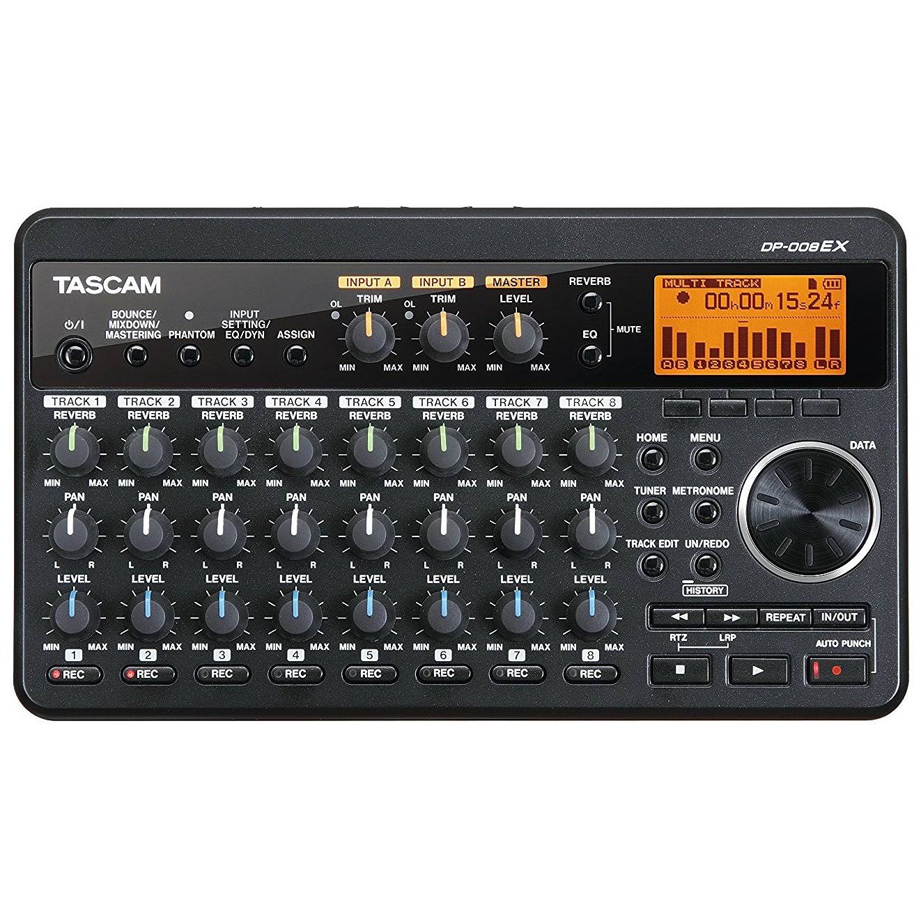 Tascam DP-008EX Digital 8-Track Recorder