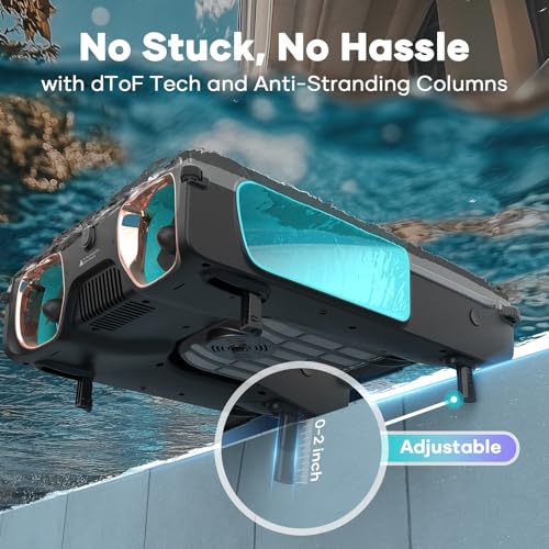 AIPER Surfer S2 Robotic Solar Pool Skimmer with APP Support, 24/7 Cleaning, Dual Charging Modes, Smart Obstacle Avoidance