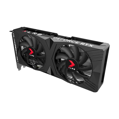 PNY GeForce RTX&trade; 4060 Ti 8GB Verto&trade; OC Dual Fan Graphics Card DLSS 3 (128-bit, PCIe 4.0, GDDR6, HDMI/DisplayPort, Supports 4k, 2 Slot)