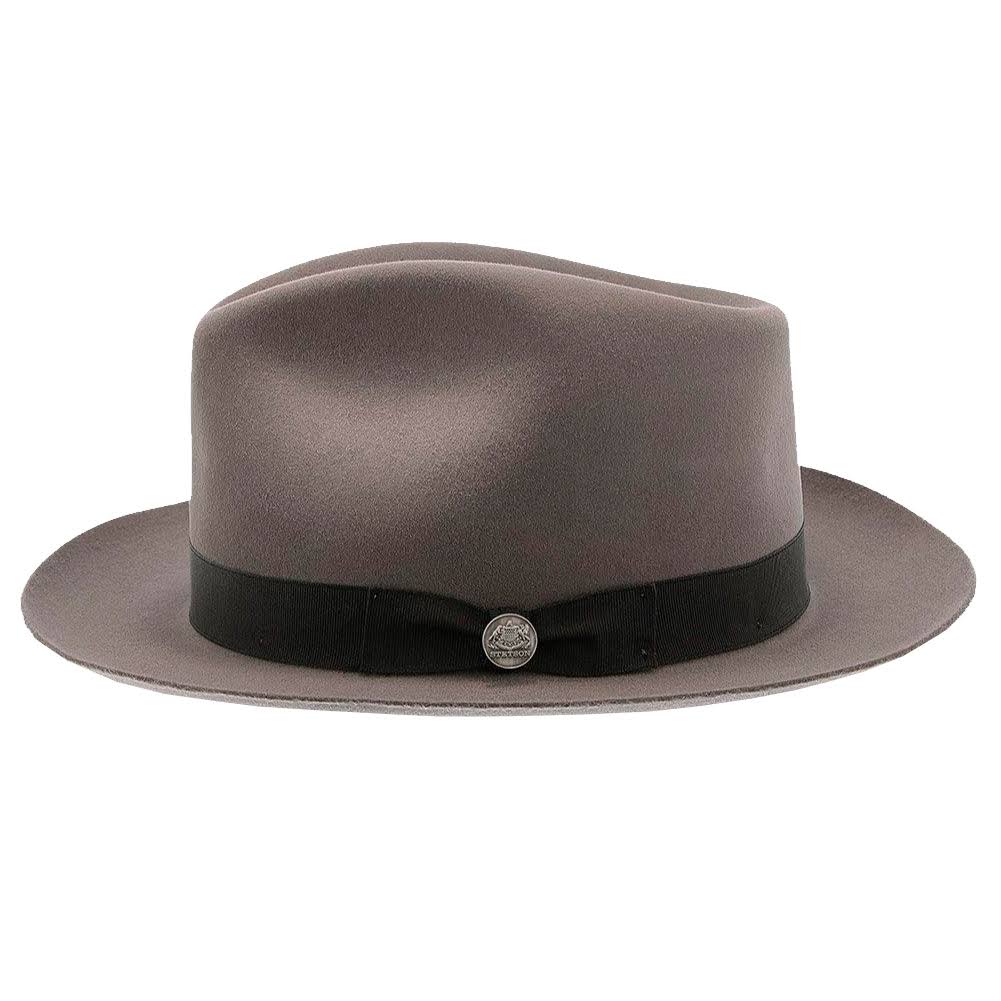 Stetson Chatham Fur Felt Fedora Hat: Size: 7 1/4 Caribou