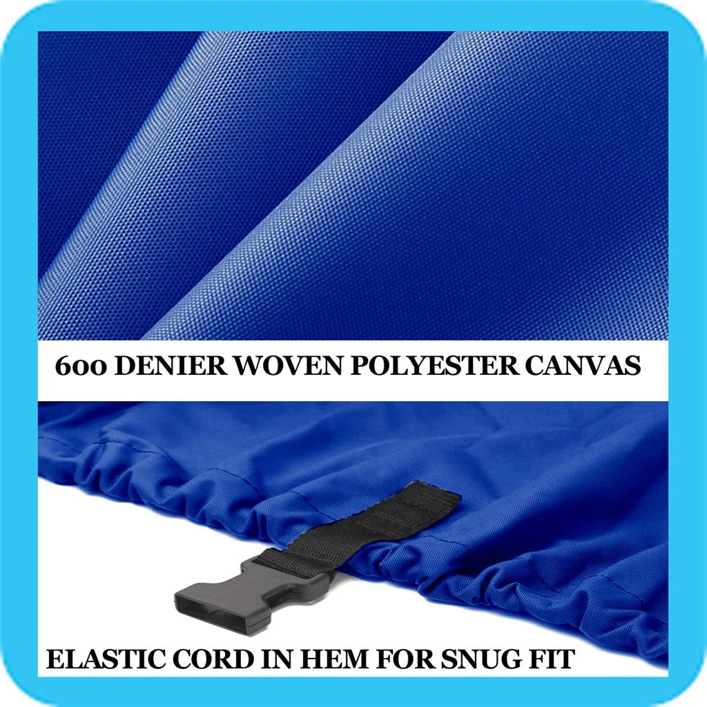 BLUE, GREAT QUALITY BOAT COVER Compatible for SYLVAN NAVIGATOR 1500 SC 2002-2004