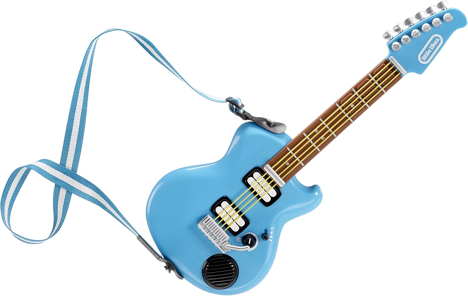 Little Tikes My Real Jam™ Twice The Fun Guitar™, Two Toy Electric Guitars with Cases and Straps, 4 Play Modes, and Bluetooth® Connectivity
