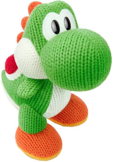 Mega Yarn Yoshi Amiibo - American Version
