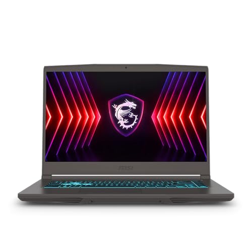 msi Thin Gaming Laptop, 15.6" FHD 144Hz, Intel i5-13420H, RTX 3050, 16GB RAM, 512GB NVMe SSD, Windows 11 Home
