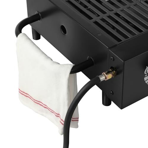 Royal Gourmet GD4002T 4-Burner Tailgater Grill and Griddle Combo, Portable Flat Top Propane Gas Grill with 40