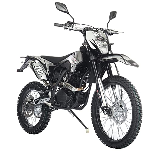 X-PRO Titan DLX 250cc Gas Dirt Bike Pit Bike Adult Bike,Big 21"/18" Wheels, Zongshen Engine! (Green)