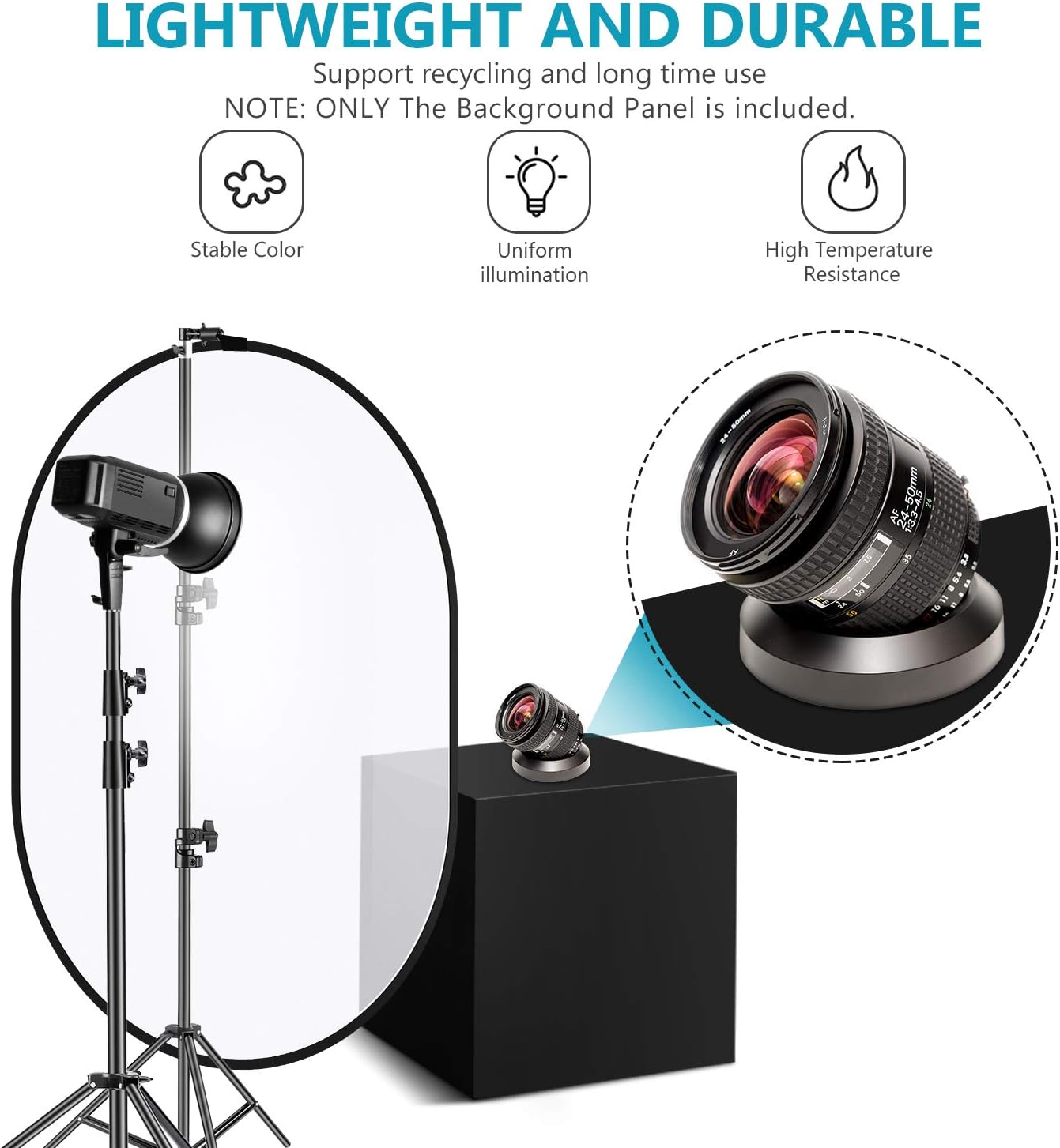 Neewer Professional Lighting Studio 5x7 feet/150x200 cm Pop out Foldable Soft Diffuser Disc Panel Reflector with Carrying Case for Studio and Outdoor