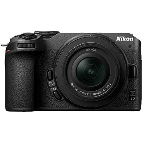 Nikon Z30 Mirrorless Camera with 2 Lens Kit NIKKOR Z DX 16-50mm F3.5-6.3 VR and 50-250mm F4.5-6.3 VR Bundle 1743 w/Deco Gear Photography Backpack +