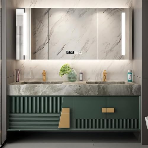 Double Bathroom Vanity Sink Set