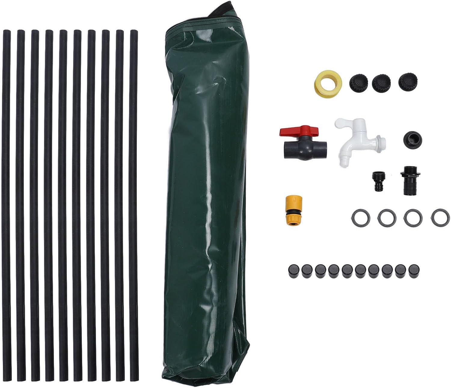 1000L Rain Barrel Rain Water Collection,Collapsible Water Barrel Portable Rain Catcher Barrel