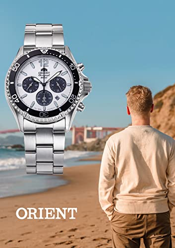 Orient Men's Solar Panda Made in Japan Mako マコ Quartz Watch