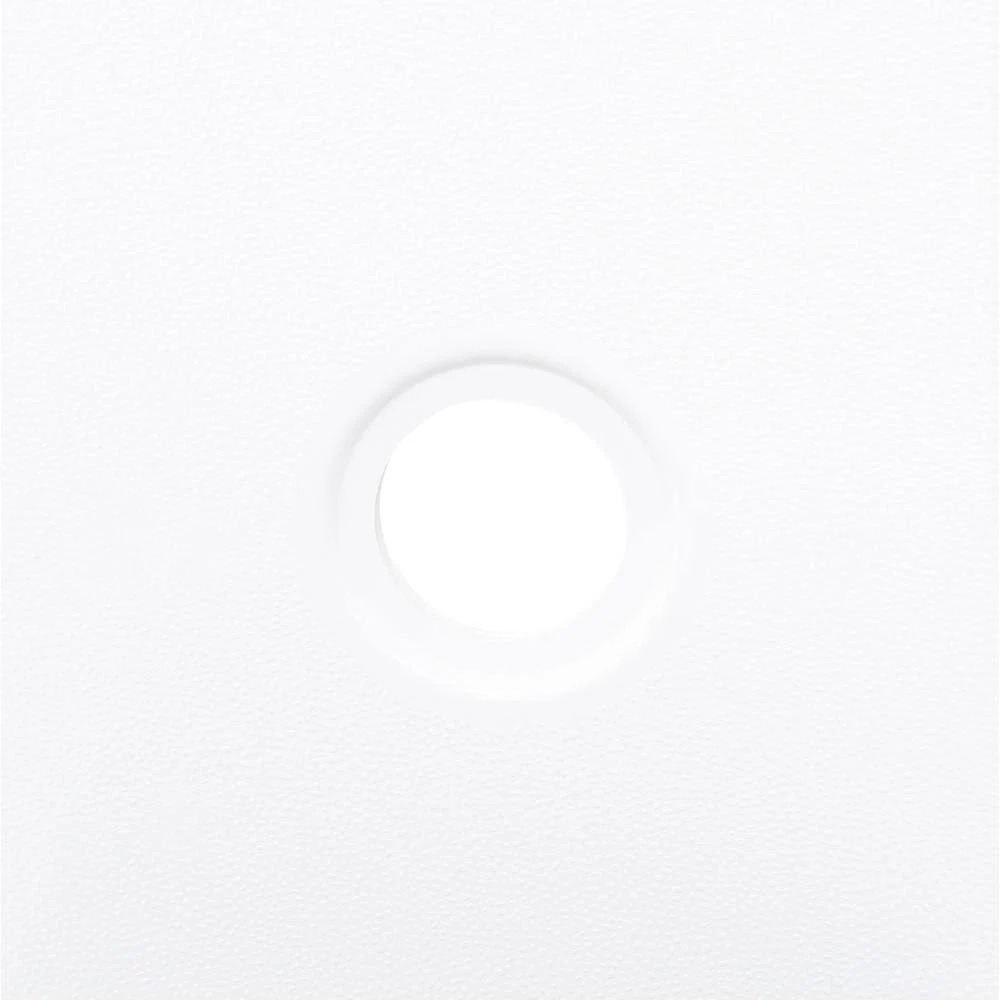 Aquatic A2 32 in. x 32 in. Single Threshold Center Drain Shower Base in White