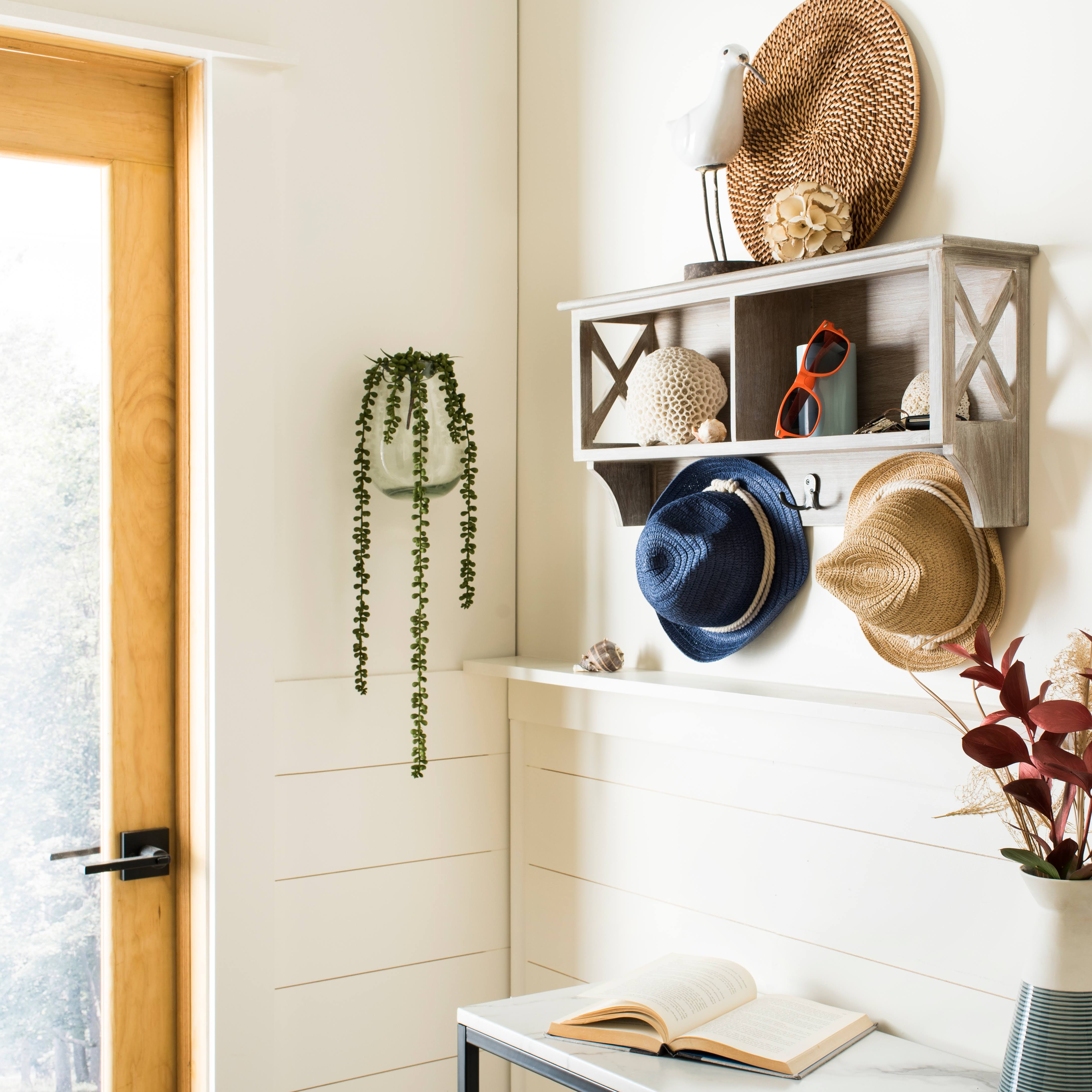 Safavieh Freya Hanging Storage Wall Rack - Grey