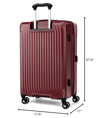 Travelpro Maxlite Air Hardside Expandable Carry on Luggage, 8 Spinner Wheels, Lightweight Hard Shell Polycarbonate Suitcase, Shadow Grey