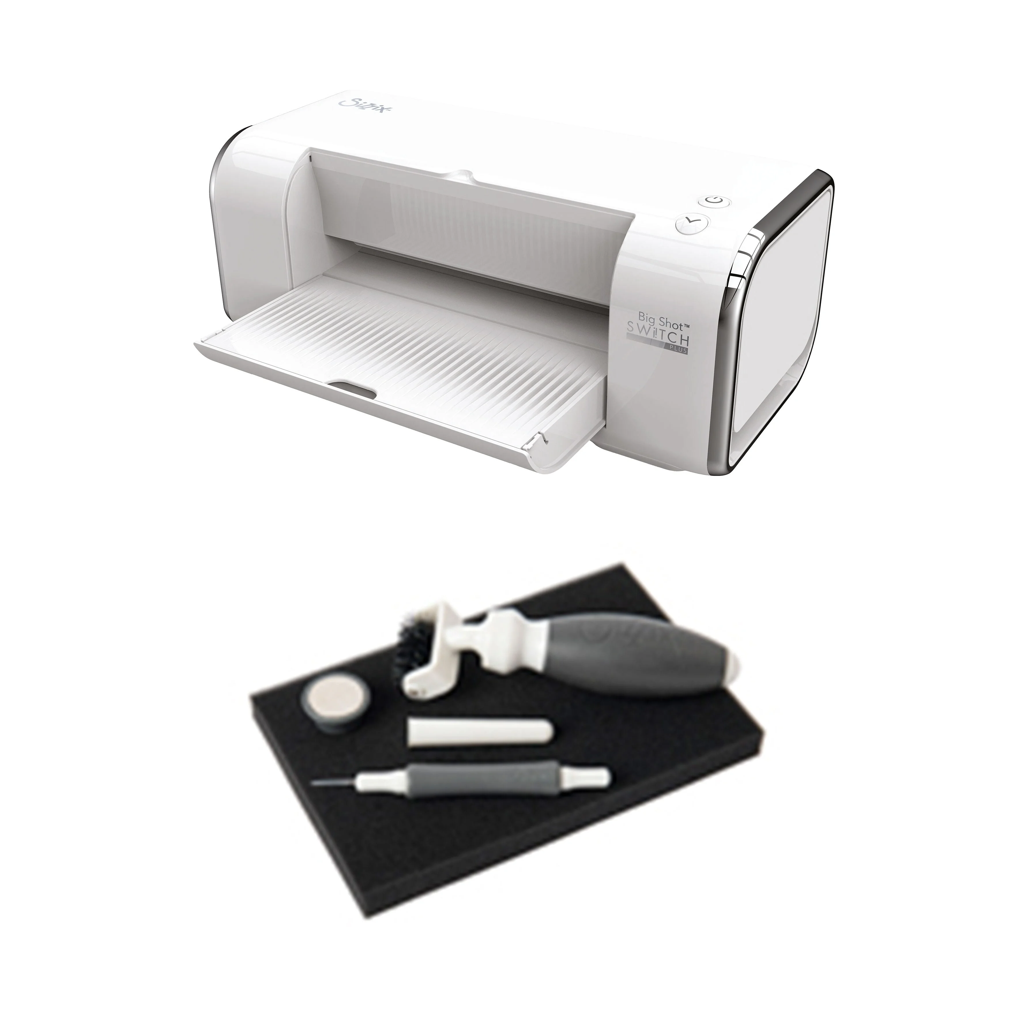Sizzix  Big Shot Switch w/Tool Kit Bundle - White - Curated Treasures Market