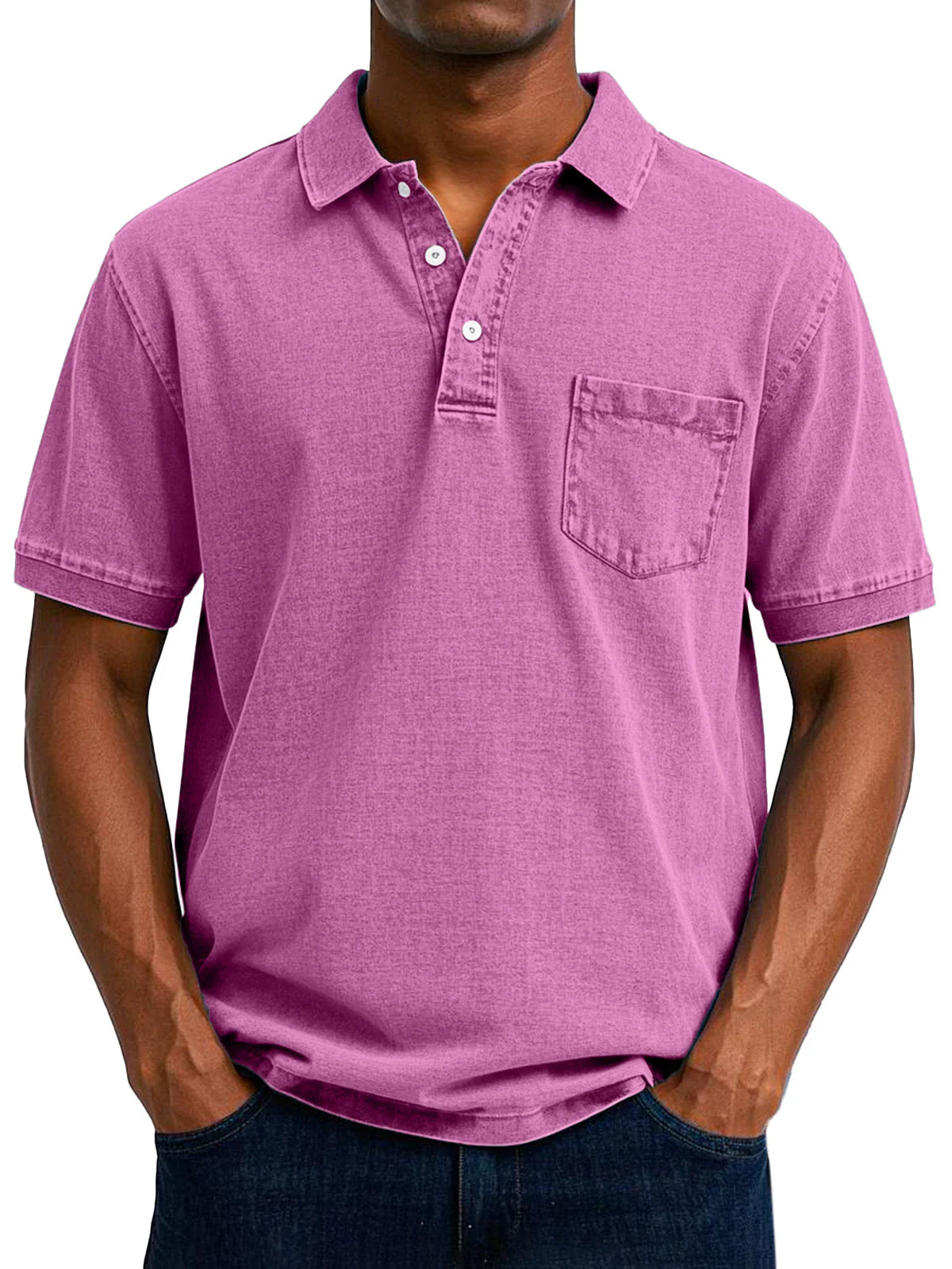 Maxime | Stylish Denim Polo Shirt for Men