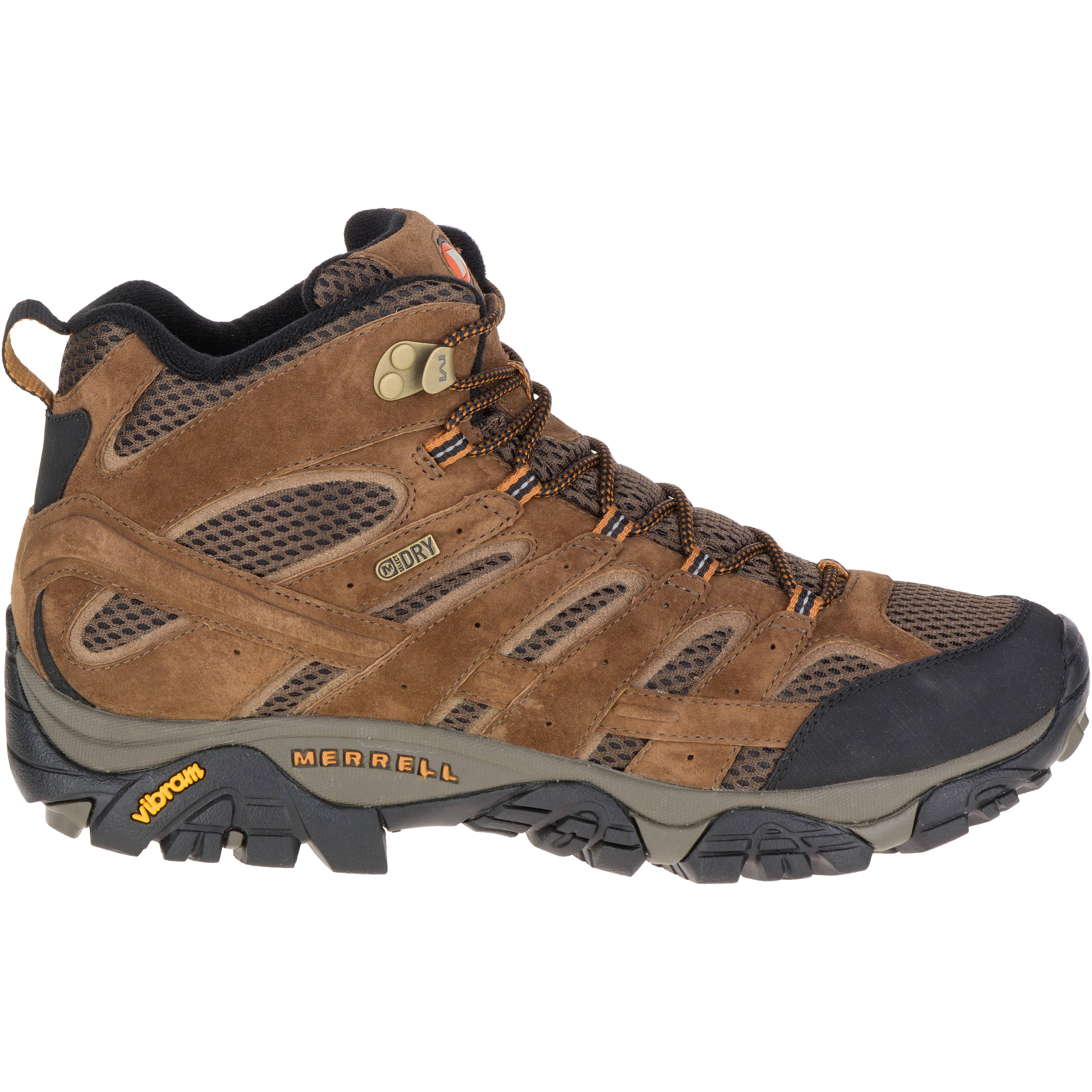 Merrell Men&s Moab 2 Mid Waterproof Earth / 7.5