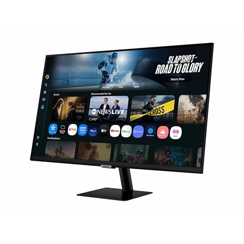 Samsung 43&rdquo; Smart Monitor M7 (M70F) 4K UHD Display, Samsung Vision AI, Smart TV Apps, Gaming Hub, USB-C, HDMI and USB-A, Black, LS43FM702UNXZA